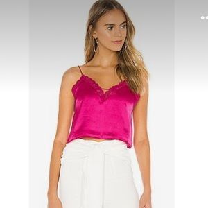 Superdown lace satin cami